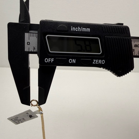 18K Geuine Yellow Gold Bismark Chain Necklace - Picture 13 of 17